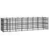 Outdoor Dog Kennel Steel 158.8 ft²