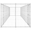 Outdoor Dog Kennel Galvanized Steel 234.4 ft²