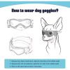 Dog Goggles Small Breed; Easy Wear Small Dog Sunglasses; Adjustable UV Protection Puppy Sunglasses for Small to Medium Dog