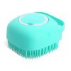 Pet Silicone Bath Massage Brush, Head Massager Filling Liquid Rubbing Artifact Massage Bath, Shampoo Brush