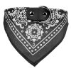 Adjustable Bandana Leather Pet Collar Triangle Scarf